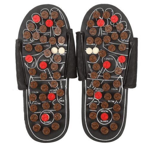 1 Pair Acupoint Massage Slippers Chinese Acupressure Therapy Sandal