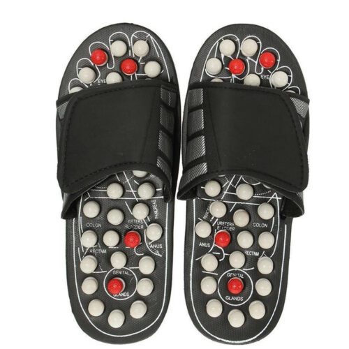 Acupuncture Healthy Relaxation Rotating Foot Massage Slipper-FullBodyRelax