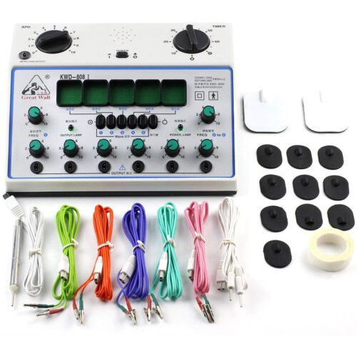 KWD808-I Electric Acupuncture Stimulator 6 Channel Output Patch Massager Machine-FullBodyRelax