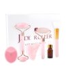 6 pcs/set Natural Quartz Jade Roller Gua Sha Set