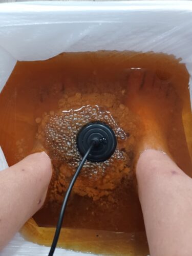 Professional Ionic Detox Foot Bath Spa Cleanse Machine w/ Fir Belt photo review