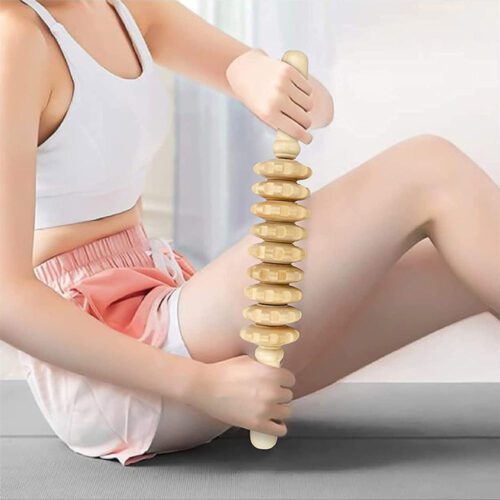 FBRUSA™ 7Pcs/Set Wood Massage Gua Sha Lymphatic Drainage Roller