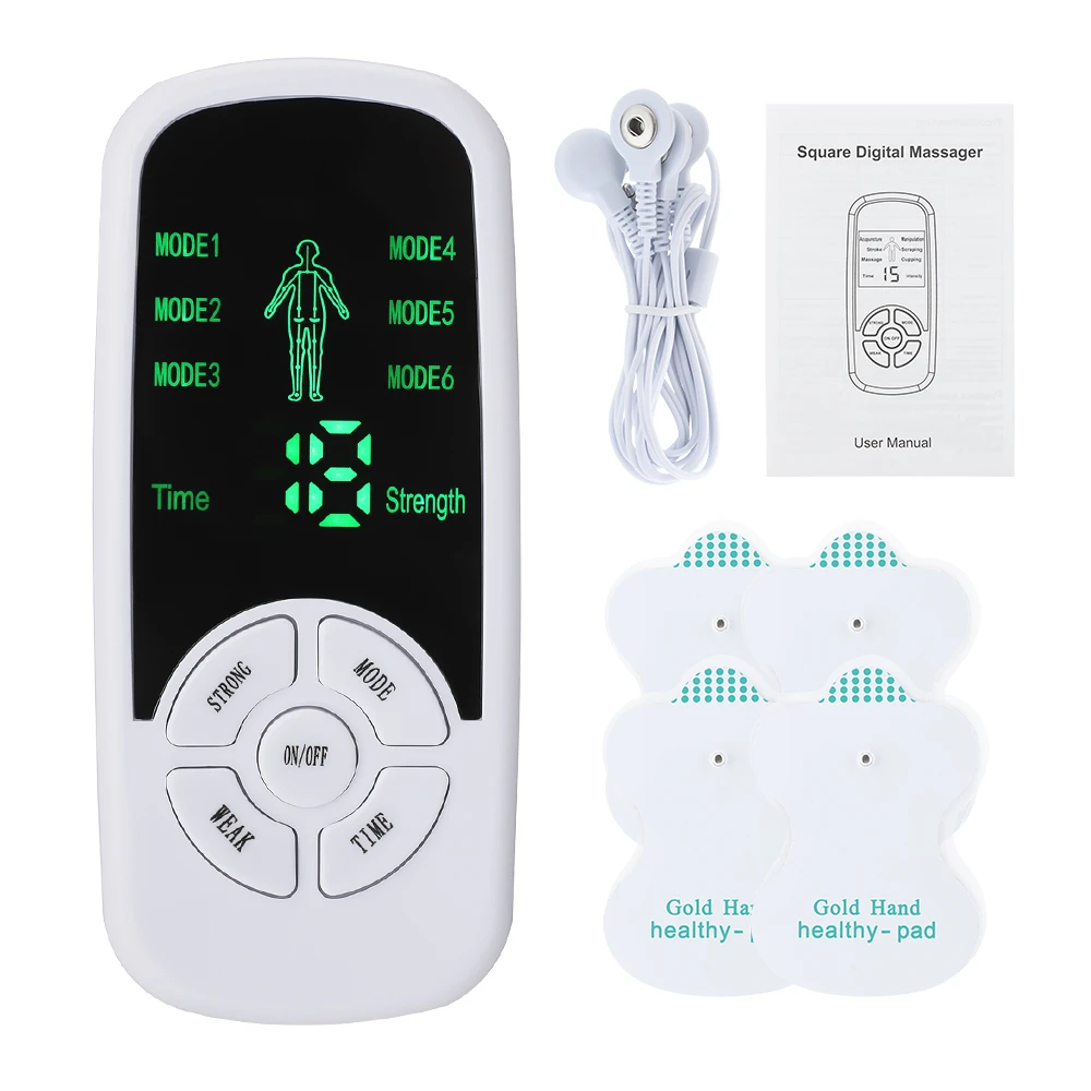 6 Modes EMS Tens Unit Electric Muscle Stimulator - FullBodyRelax