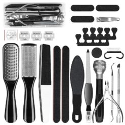 23 in 1 Pedicure Kit Foot Rasp Peel Callus Dead Skin Remover