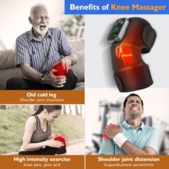 3 in 1 Hot Compress Vibration Joint Physiotherapy Knee Massager - Image 6