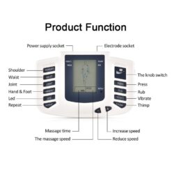 TENS Unit EMS Muscle Stimulator with Foot Massage Slippers - Pain Relief & Lymphatic Drainage Machine - Image 5