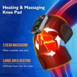 3 in 1 Hot Compress Vibration Joint Physiotherapy Knee Massager - Image 4