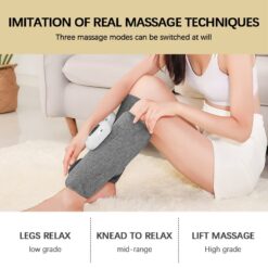 3 Modes Leg Massager Cordless Calf Air Compression Massager W/ Heat - Image 6