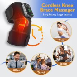 3 in 1 Hot Compress Vibration Joint Physiotherapy Knee Massager - Image 3