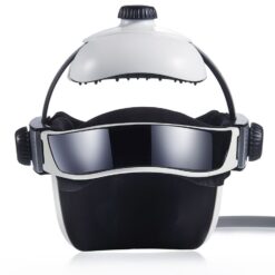 Electric Head Massager Pressure Vibration Helmet Acupuncture Brain Relax Massager-FullBodyRelax
