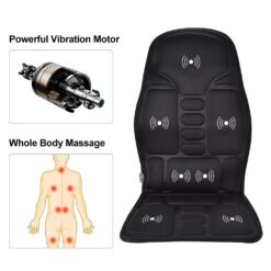 Electric Infrared Vibrating Car Chair Massage Pad - Image 4