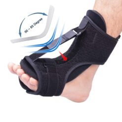 Alternative view of Adjustable Plantar Fasciitis Night Sleeping Socks Splint Foot Drop Ankle Brace