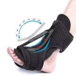 Adjustable Plantar Fasciitis Night Sleeping Socks Splint Foot Drop Ankle Brace - Image 7