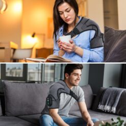 Heating Vibration Shoulder Massage Brace for Pain Relief - Image 9