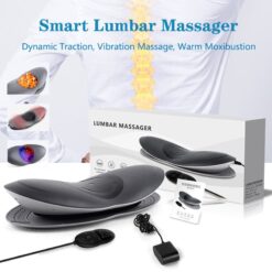 Smart Lumbar Massager with Dynamic Traction, Heat Therapy & Vibration Massage – Lower Back Stretching Device for Home Relaxation - Image 4