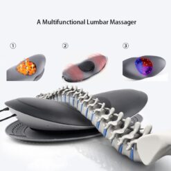 Smart Lumbar Massager with Dynamic Traction, Heat Therapy & Vibration Massage – Lower Back Stretching Device for Home Relaxation - Image 9