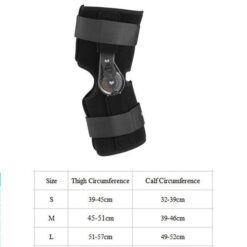 Adjustable Medical Hinged Knee Brace Patella Compression Support Relief Powerlifting-FullBodyRelax