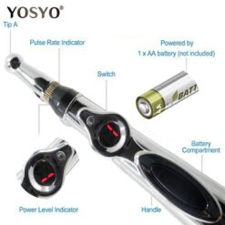 Electronic Acupuncture Pen Meridian Body Massager Energy Pain Relief Acupressure Pen-FullBodyRelax