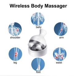 Electric Head Deep Tissue Kneading Vibrating Massager-FullBodyRelax