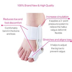 1 Pair Bunion Corrector Toe Separator Big Bone Thumb Protector-FullBodyRelax