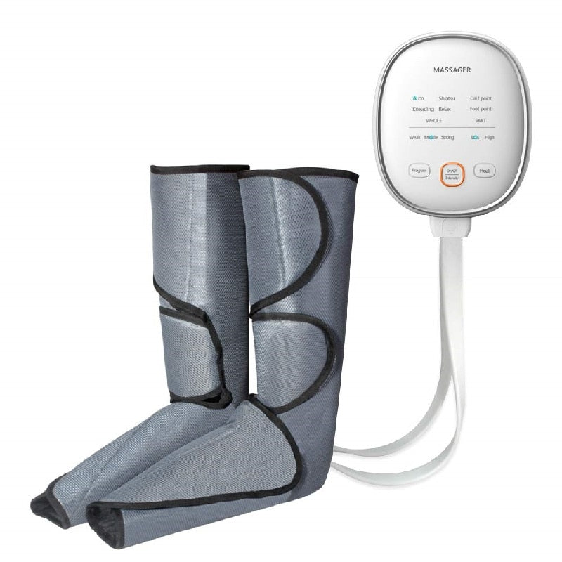 Air Compression Circulation Foot Leg Massager with Handheld Controller-FullBodyRelax