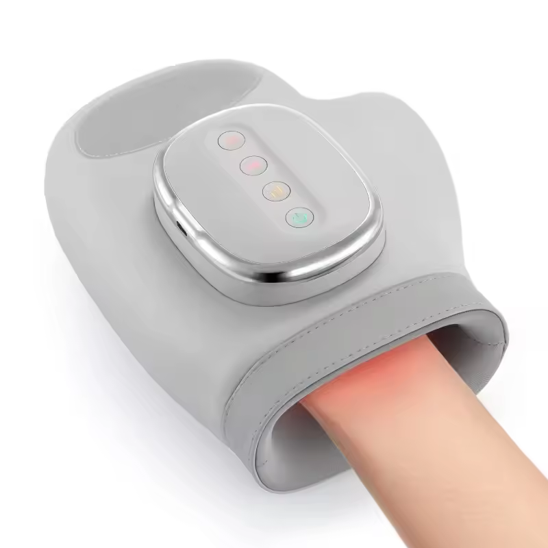 Air Compression Hand Massager Glove, Vibration Electric Massager for Fingers Wrist Palm Pain Relief & Muscle Relaxation