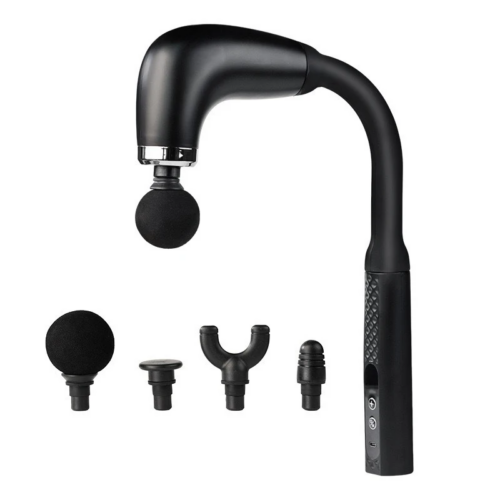 Bent Long Handle Electric Fascia Gun Muscle Relaxation Massager