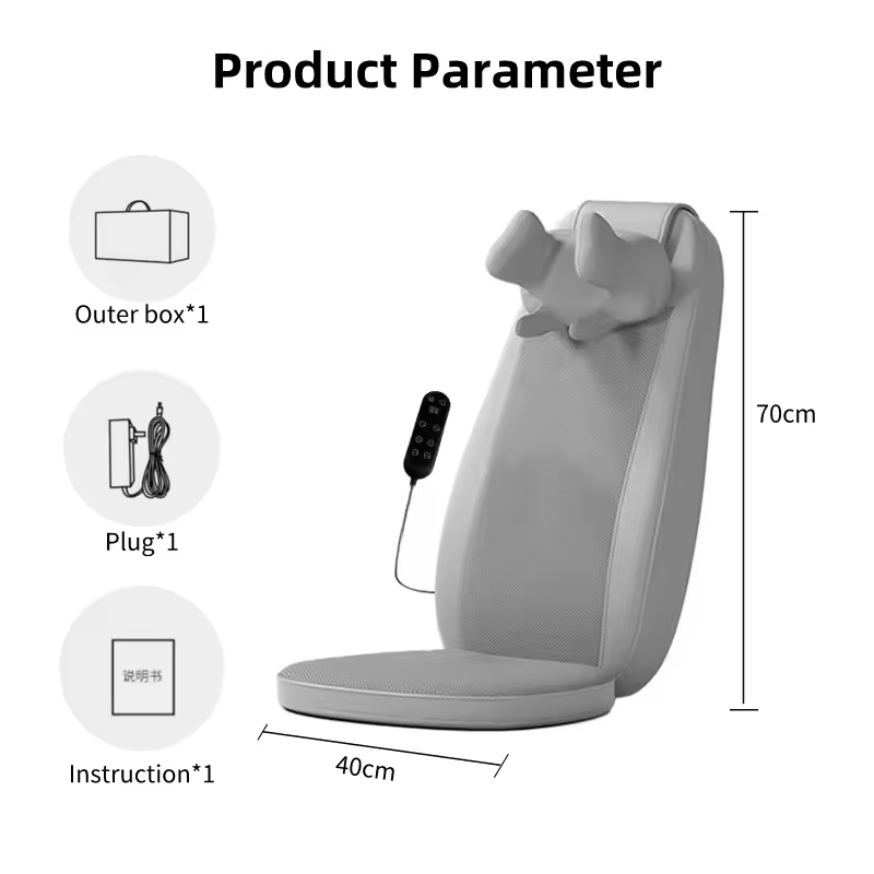 Heated Shiatsu Massage Chair Pad, Body Pain Relief Gift for Adults Home Office - Image 6
