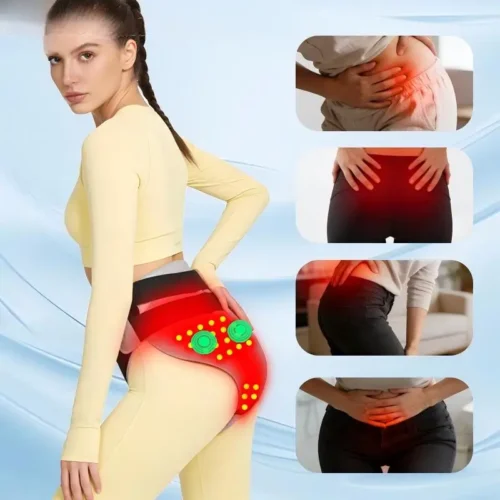 Red Light Heating Women's Underwear with Abdominal Massager Cold Uterus Menstrual