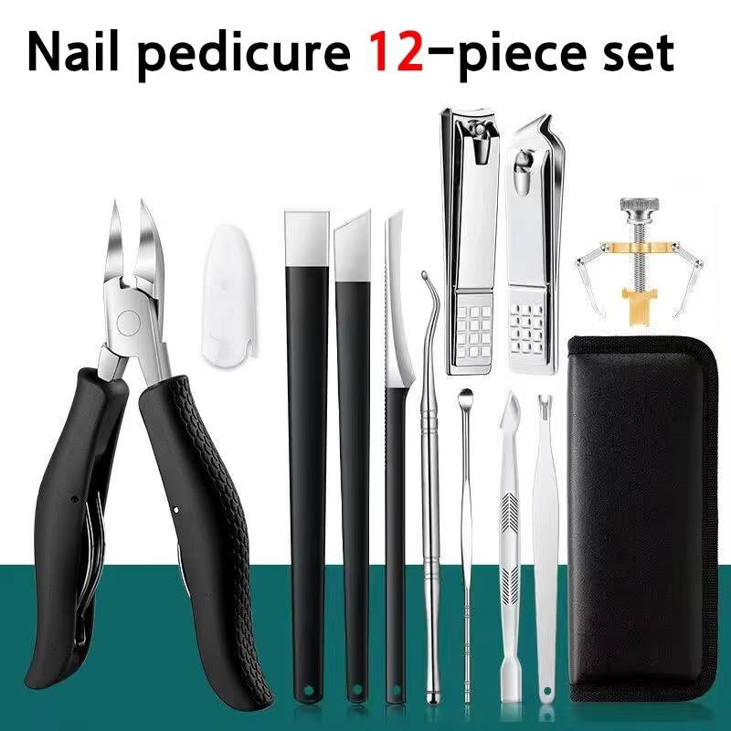 Portable High Grade Unisex Manicure Pedicure Set Paronychia Treatment Nail Clipper Dead Skin Scissors - Image 5
