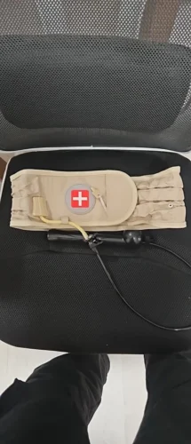 Inflatable Waist Support Belt Lumbar Stabilizer Brace Lumbar Air Traction Tool photo review